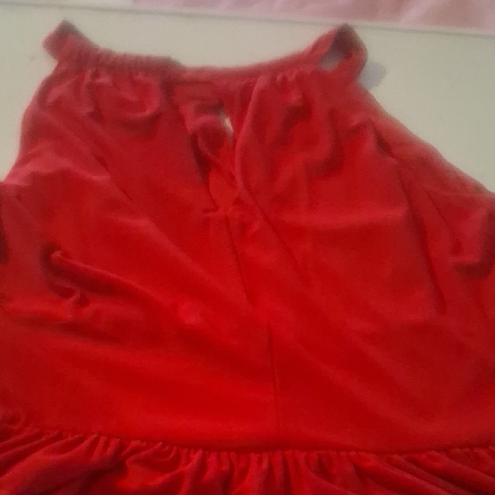 Emma & Michele Vibrant Red Formal Maxi Dress - Size M - Picture 8 of 11